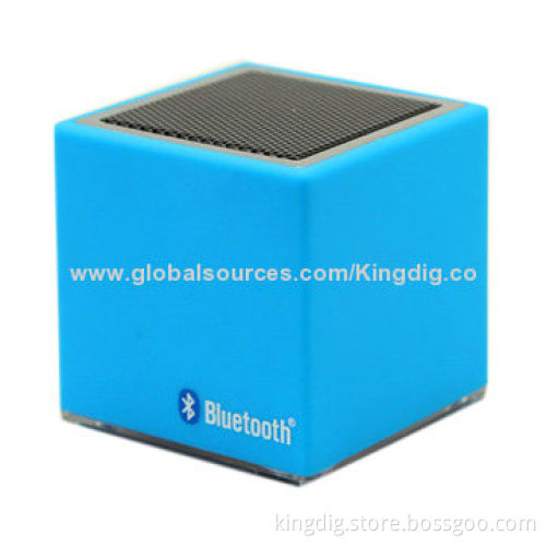 NFC Bluetooth Portable Speakers with Classic Cube Design and 300mV Input Sensitivity